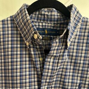 Ralph Lauren Men's Plaid Shirt M EUC